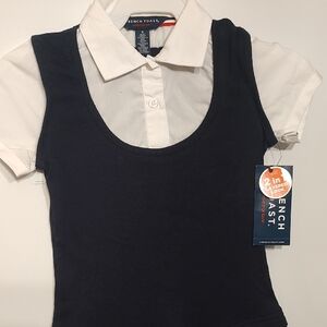 French Toast Navy School Uniform with White Shirt